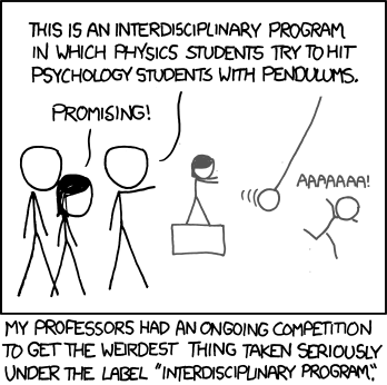 The Author has fabricated a hypothetical college course where intelligent female physics students (geeks) act violently towards male psychology students (non-geeks). 
It is possible that this comic is a manifestation of past social and/or sexual frustrations from the Author’s college days.